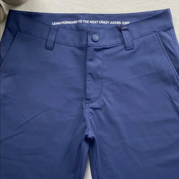 Rhone Commuter Flex Knit Flat Front Lifestyle/Performance Short (Navy) - Picture 3 of 16